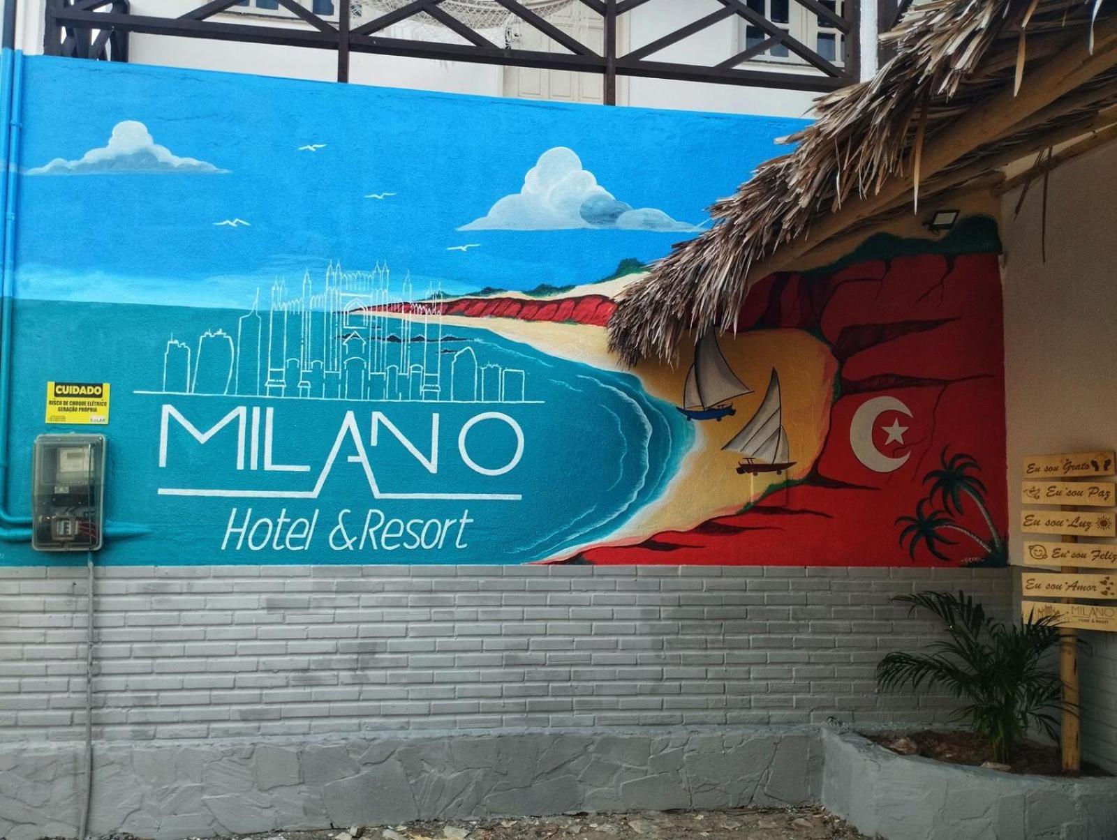 Milano Hotel Pousada Canoa Quebrada Exteriör bild